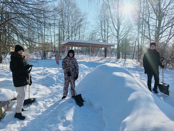 Снежный десант.